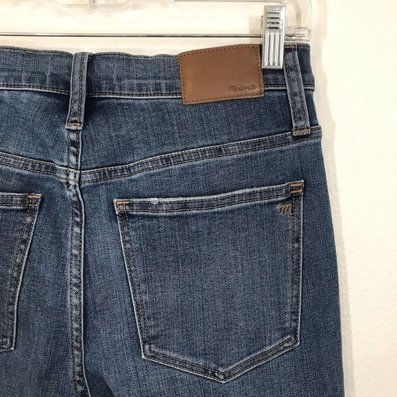 Madewell 10" High Rise Skinny Women's Size 27 Blue Denim Medium Wash Jeans - Picture 6 of 10